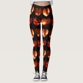 Verbrennende Liebe-Wälder brennen Leggings