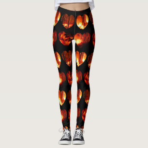 Verbrennende Liebe-Wälder brennen Leggings