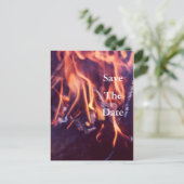 Verbrennung Ankündigungspostkarte (Stehend Vorderseite)