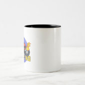 Verbrennung Zweifarbige Tasse (Mittel)