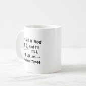Verbringe gute Zeiten Kaffeetasse (Vorderseite Links)