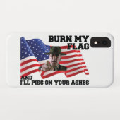 Verbringe nicht meine Flagge Case-Mate iPhone Hülle (Rückseite (Horizontal))