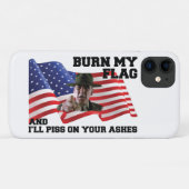 Verbringe nicht meine Flagge Case-Mate iPhone Hülle (Rückseite (Horizontal))