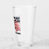Verbringe nicht meine Flagge Glas (Links)