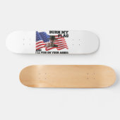 Verbringe nicht meine Flagge Skateboard (Horizontal)