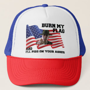 Verbringe nicht meine Flagge Truckerkappe