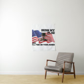 Verbringe nicht meine Flagge Wandteppich (Beispiel)