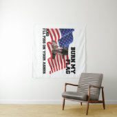 Verbringe nicht meine Flagge Wandteppich (Beispiel (Horizontal))