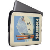 Verbringen Sie den Tag Ski Vintag Laptopschutzhülle (Vorne Rechts)