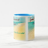 Verbringen Sie Ihren Sommer an der Catica Zweifarbige Tasse (Mittel)