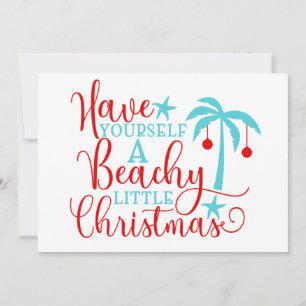Verbringt ein strandiges kleines Weihnachten