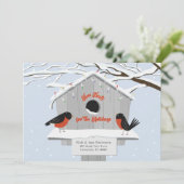 Verbringungsankündigung Feiertagskarte (Stehend Vorderseite)