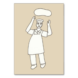 Verbs Tossing Koch Pizza Reading Flashcards Tischnummer