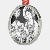 Verbum Caro Factum Est Silbernes Ornament (Links)