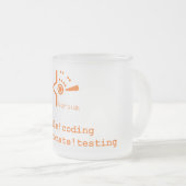 Verbum Froted Tasse (orange Logo) (VorderseiteRechts)