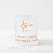 Verbum Froted Tasse (orange Logo) (Mittel)