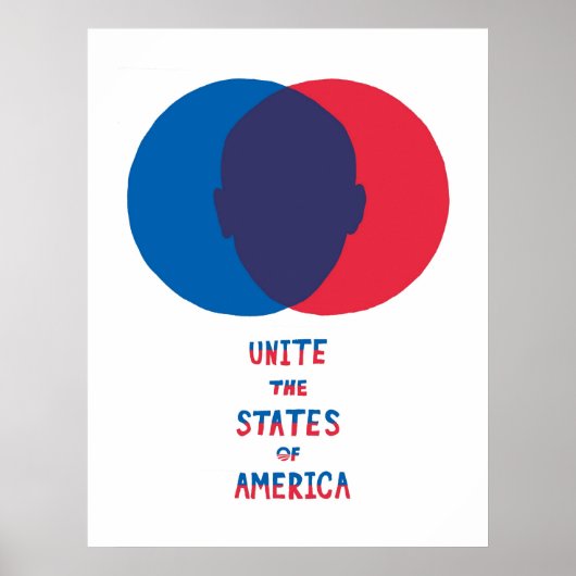 Verbünde die Staaten Amerikas Poster (Vorne)