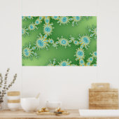 Verbunden - Fraktal Poster (Küche)