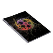 Verbunden im Center Spiral Notebook Notizblock (Rechte Seite)