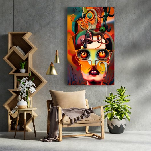 verbunden leinwanddruck