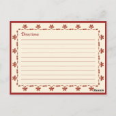 Verbunden mit der Liebe-Rezept-Karte Postkarte (Rückseite)