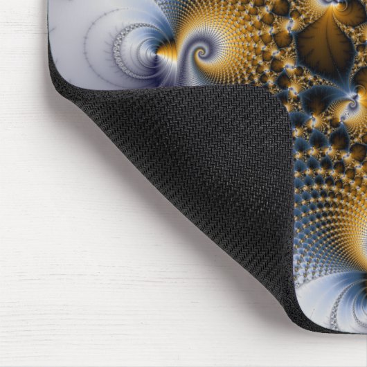 Verbunden und vernetzt - Fraktal Mousepad (Ecke)