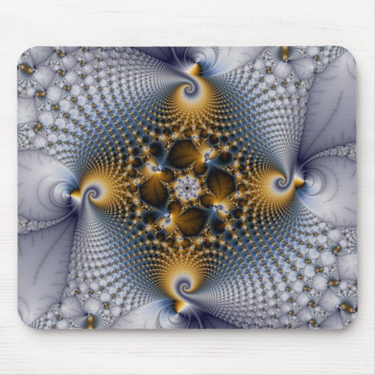 Verbunden und vernetzt - Fraktal Mousepad (Vorne)