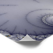 Verbunden und vernetzt - Fraktal Poster (Ecke)