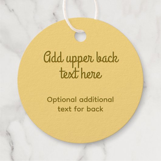 Verbundene Brezel - Die knochengebundene Brotform Geschenkanhänger (Rückseite)