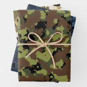 Verbundene Camouflage Geschenkpapier Set (Beispiel)