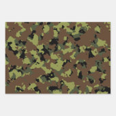 Verbundene Camouflage Geschenkpapier Set (Vorderseite)