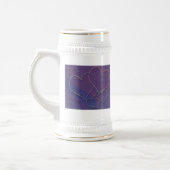 Verbundene Herzen Bierglas (Links)