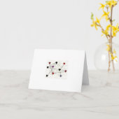 Verbundene Herzen Karte (Gelbe Blume)