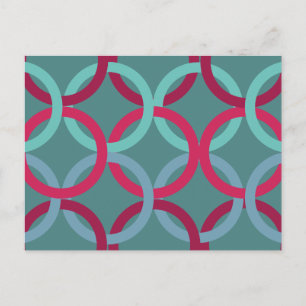 Verbundene Kreise 2 Postkarte