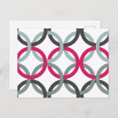 Verbundene Kreise 2 Postkarte (Vorne/Hinten)