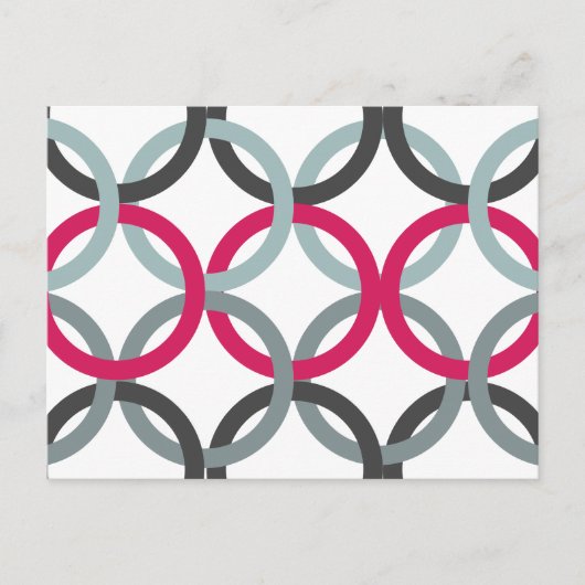 Verbundene Kreise 2 Postkarte (Vorderseite)