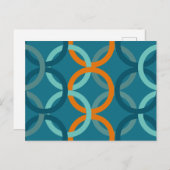 Verbundene Kreise 2 Postkarte (Vorne/Hinten)