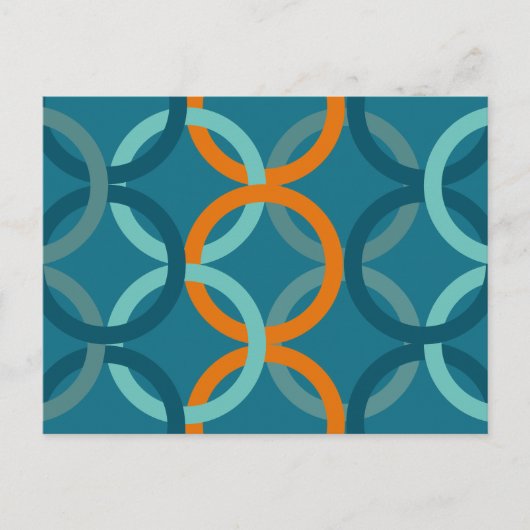 Verbundene Kreise 2 Postkarte (Vorderseite)