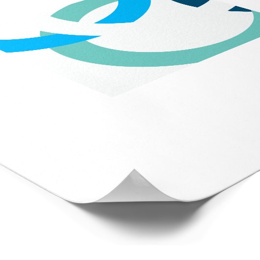 Verbundene Kreise Poster (Ecke)