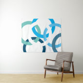 Verbundene Kreise Wandteppich (Beispiel (Horizontal))