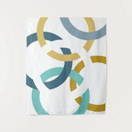 Verbundene Kreise Wandteppich