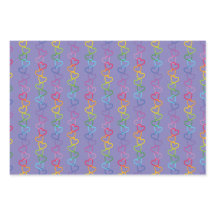 Verbundene Liebe Herz auf lila Hintergrund