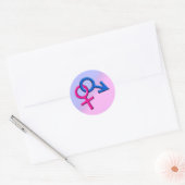 Verbundene Symbole für Männer und Frauen Sticker 0 (Umschlag)
