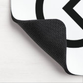 Verbundener Kreis und Quadrat Mousepad (Ecke)