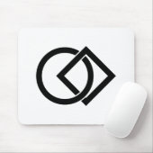 Verbundener Kreis und Quadrat Mousepad (Mit Mouse)