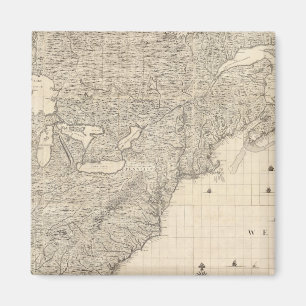 Verbundenes Britisches Empire in Amerika Magnet