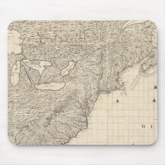 Verbundenes Britisches Empire in Amerika Mousepad (Vorne)