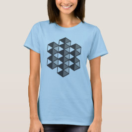 Verbundenes Dreiecks-Frauen-T-Shirt T-Shirt