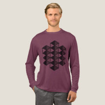 Verbundenes Dreiecks-Tri-Blend-Shirt
