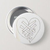 Verbundenes Herz Button (Vorne & Hinten)